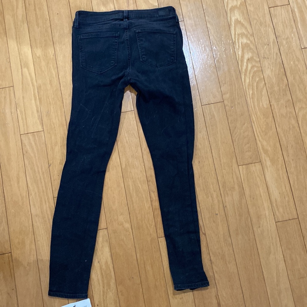 Paige Denim Black Ripped Jeans - Picture 4 of 4